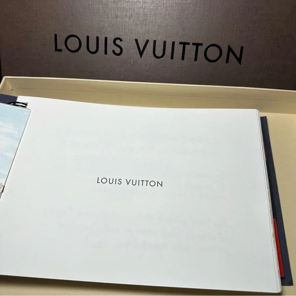 Louis Vuitton Black and Red Travel Notebook Carnet de Voyage Beijing